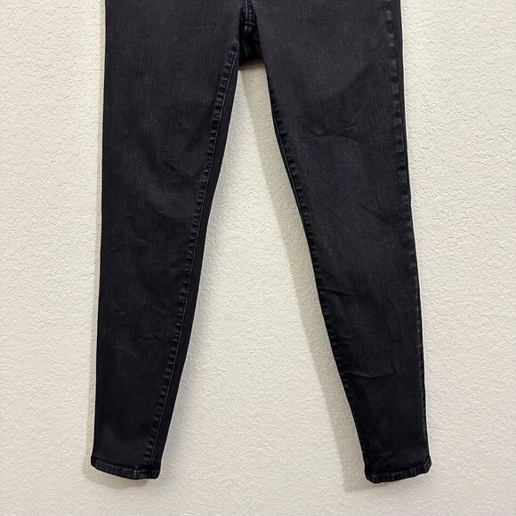MADEWELL 9" High Riser Skinny Skinny Jeans #E0257 in Faded Black - Picture 4 of 13